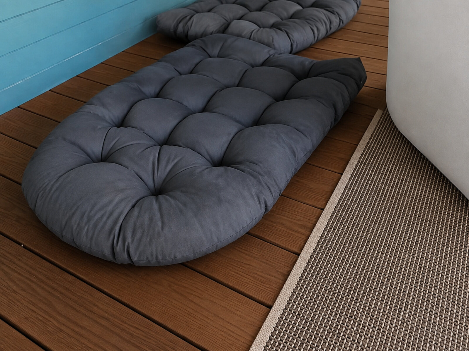 Pet beds provided for visiting dogs